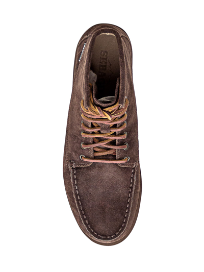 Shop Sebago Tala Mid Mocassino In Dk Brown