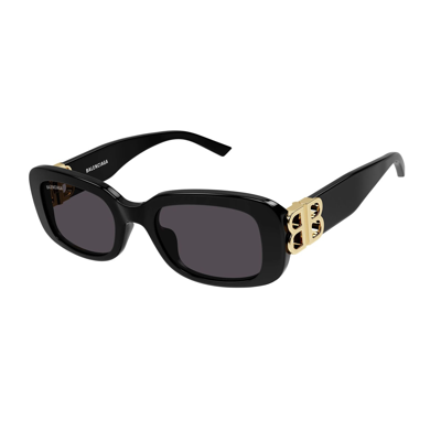 Shop Balenciaga Bb0310sk 001 Sunglasses In Nero