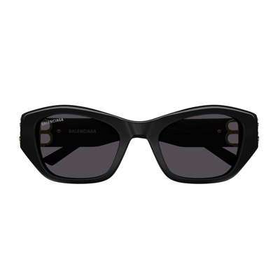 Shop Balenciaga Bb0311sk 001 Sunglasses In Nero
