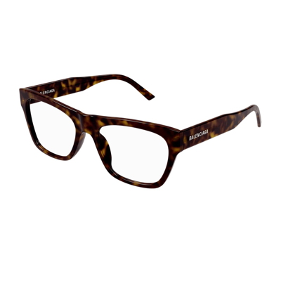 Shop Balenciaga Bb0308o 002 Glasses In Marrone