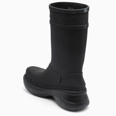 Shop Balenciaga Crocks Boots In Black