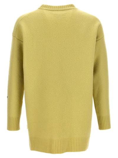 Shop Jil Sander Fashion Show Invitation Sweater In Yellow