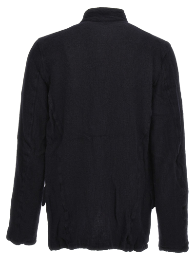Shop Comme Des Garçons Shirt Wool Jacket In Blue