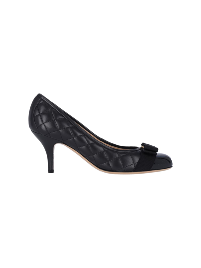 Shop Ferragamo High-heeled Shoe In Black