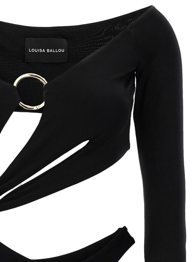 Shop Louisa Ballou Sex Wax Bodysuit In Black