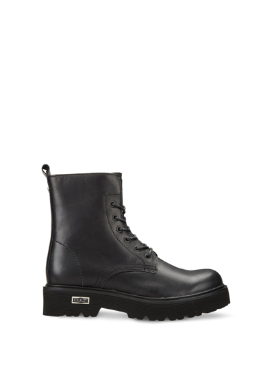 Shop Cult Slash 3037 Mid Black Leather Ankle Boot