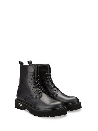 Shop Cult Slash 3037 Mid Black Leather Ankle Boot