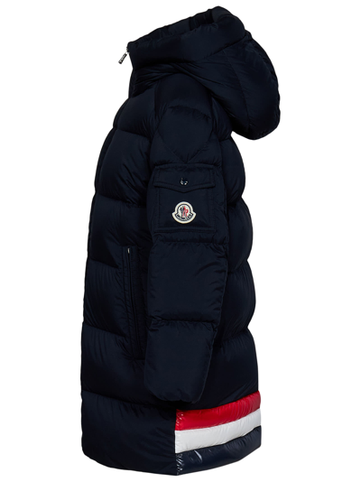 Shop Moncler Down Jacket In Blue