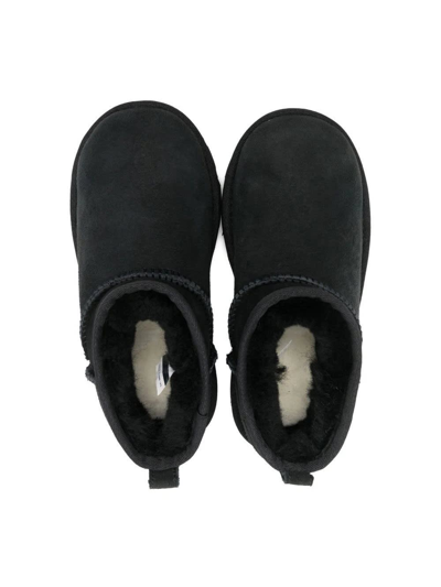 Shop Ugg Black Classic Ultra Mini Boots In Nero