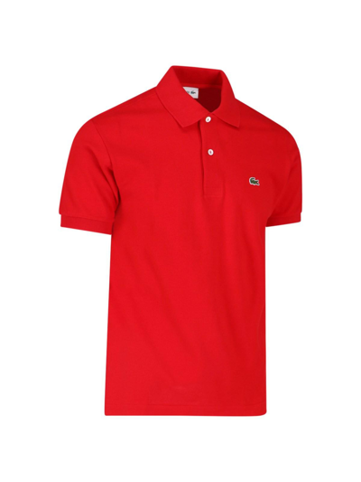 Shop Lacoste L.12.12 Polo Shirt In Red