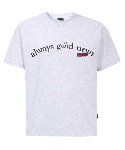 Shop Pas De Mer Always Good News T-shirt In Grey