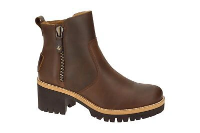 Pre-owned Panama Jack Pauline Igloo B7 Damen Stiefeletten - Elegante Stiefelette Braun