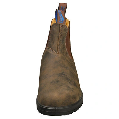 Pre-owned Blundstone 584 Damen Rustic Brown Stiefel Chelsea