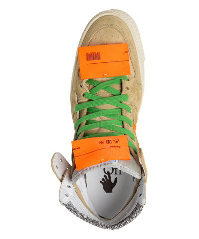 Pre-owned Off-white Sneaker High Herren Off-court 3.0 Omia065f22lea0030707 Green - Dark Gr