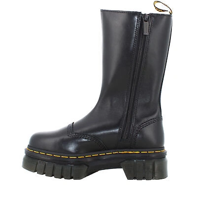 Pre-owned Dr. Martens' Dr. Martens A23g Damenstiefelette Mit Plateau 30966001 Audrick Chelsea Tall