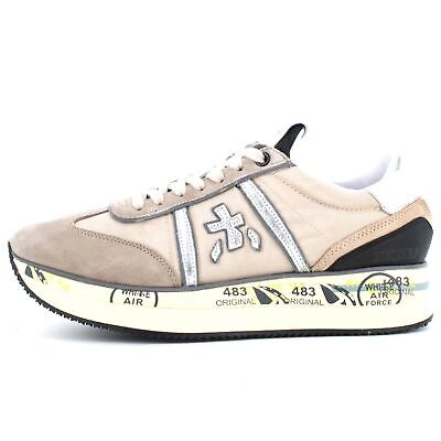 Pre-owned Premiata A23g Conny 6491 Niedrige Damen-sneaker Mit Plateau