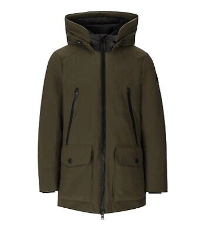 Pre-owned Woolrich Soft Shell Militärgrüner Parka Herren