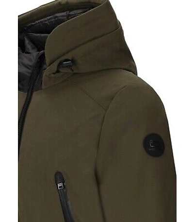 Pre-owned Woolrich Soft Shell Militärgrüner Parka Herren