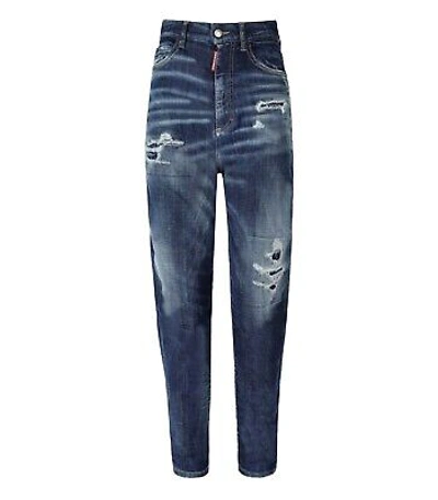 Pre-owned Dsquared2 Sasoon Blaue Jeans Damen