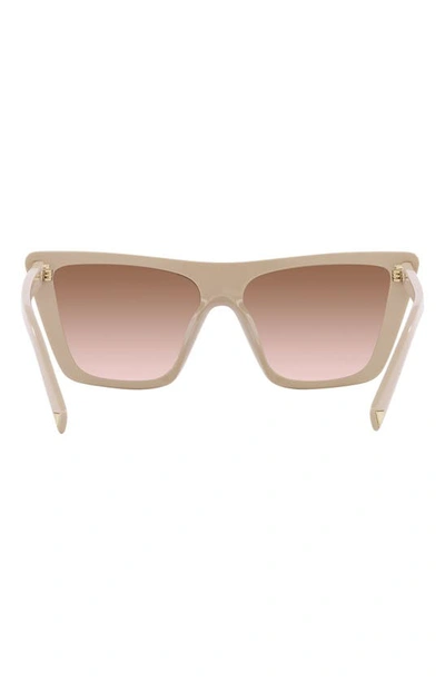 Shop Prada 56mm Square Sunglasses In Brown Grad