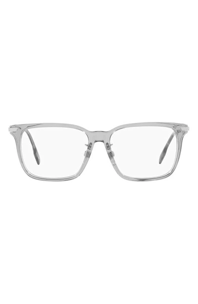 Shop Burberry Ellis 55mm Square Optical Glasses In Grey