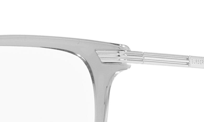 Shop Burberry Ellis 55mm Square Optical Glasses In Grey