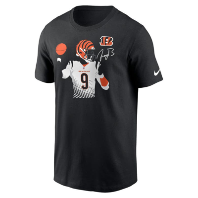 Shop Nike Joe Burrow Black Cincinnati Bengals Player Graphic T-shirt