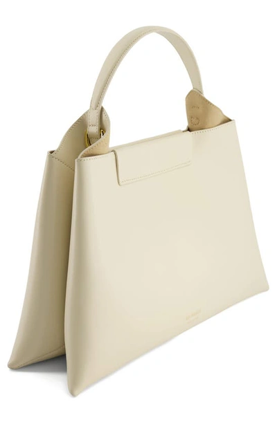Shop Ree Projects Mini Elieze Leather Shoulder Bag In Beige