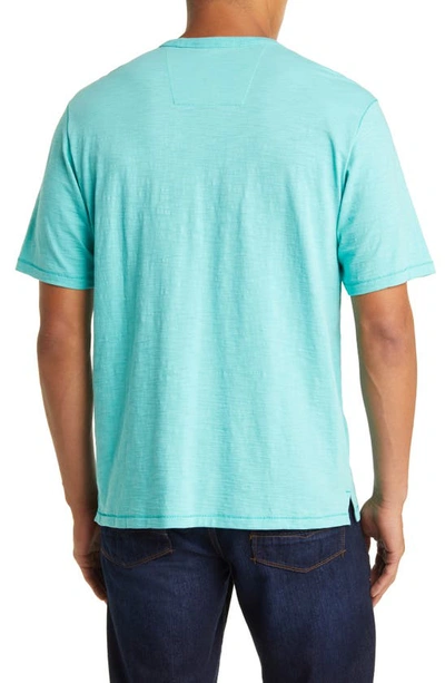 Shop Tommy Bahama Bali Beach Crewneck T-shirt In Blue Freeze