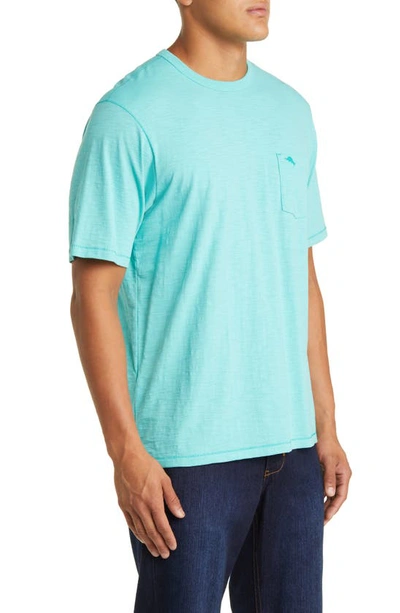 Tommy Bahama Starting Lineup Pocket Graphic T-shirt In Blue Freeze