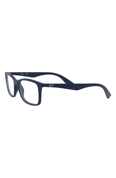 Ray Ban 54mm Optical Glasses In Matte Blue