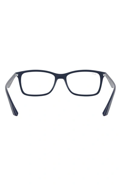 Ray Ban 54mm Optical Glasses In Matte Blue