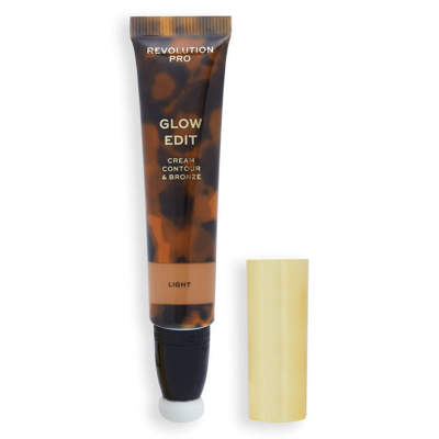 Shop Revolution Pro Glow Edit Cream Contour And Bronze 15ml (various Shades) - Light