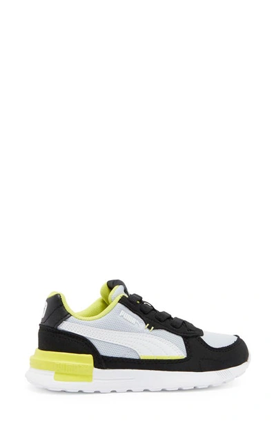 Puma Sneaker Mist-white-black-lime ModeSens Graviton Kids\' Ac | In Silver