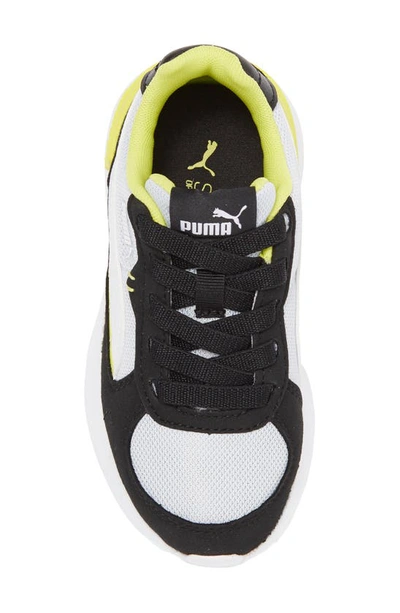 Puma Kids\' Graviton Ac Sneaker In Silver Mist-white-black-lime | ModeSens