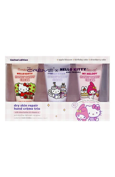 The Creme Shop X Hello Kitty Friends Dry Skin Repair Hand Cream Set $30 Value