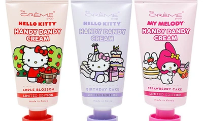 The Creme Shop X Hello Kitty Friends Dry Skin Repair Hand Cream Set $30 Value