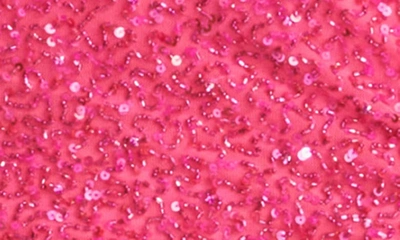 Retroféte Astrid Sequin Minidress In Neon Pink
