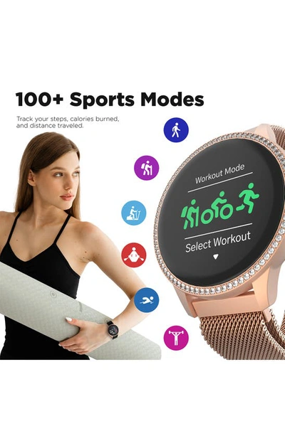 Shop I Touch Itouch Sport 4 Smartwatch, 36mm In Rose Gold