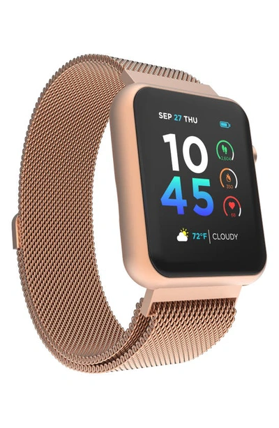 Shop I Touch Itouch Air 4 Smartwatch, 35mm In Rose Gold