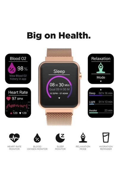 Shop I Touch Itouch Air 4 Smartwatch, 35mm In Rose Gold