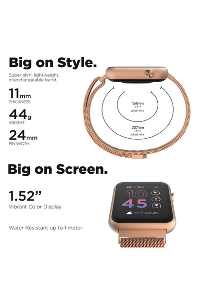 Shop I Touch Itouch Air 4 Smartwatch, 35mm In Rose Gold