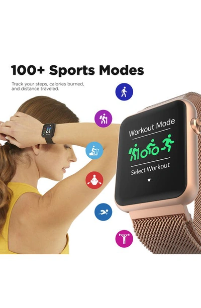 Shop I Touch Itouch Air 4 Smartwatch, 35mm In Rose Gold