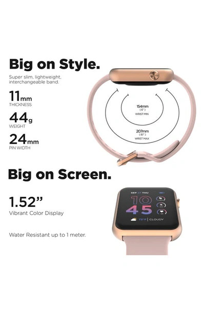 Shop I Touch Itouch Air 4 Smartwatch, 44mm In Blush