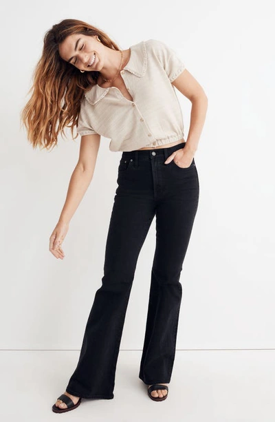 Shop Madewell The Perfect Vintage Flare Jeans In Sherborn Wash