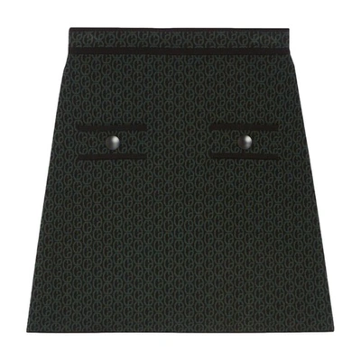Shop Claudie Pierlot Knitted Short Skirt In Multico