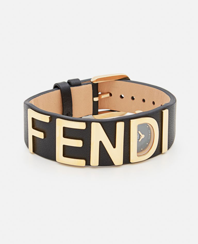 Shop Fendi Watch In Black