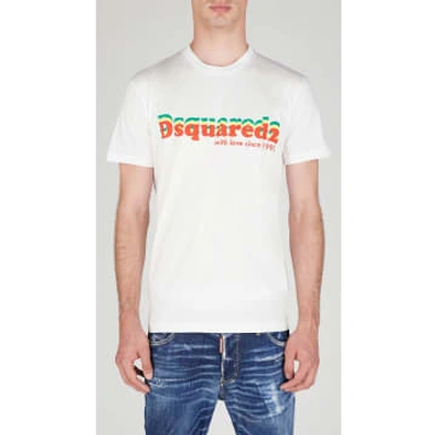 Shop Dsquared2 T-shirt With Logo Print – S, White