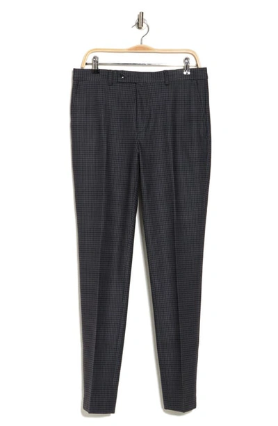 Shop Ben Sherman Berkley Plaid Pants In Grey Mix