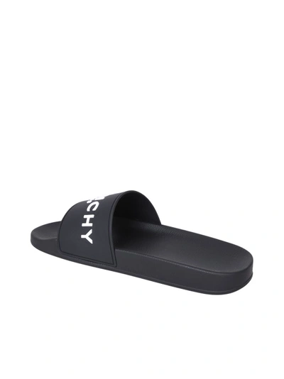 Shop Givenchy Slip-on Style Pool Slides In Black